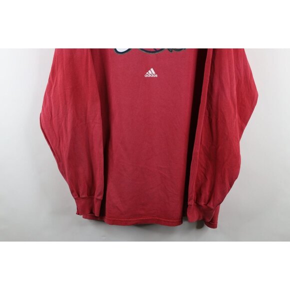 Vintage Adidas Mens 2XL Faded Cleveland Cavaliers Basketball Long Sleeve T-Shirt - Picture 3 of 13